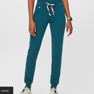 Figs women's Caribbean Blue Zamora Jogger Scrub Pants XS